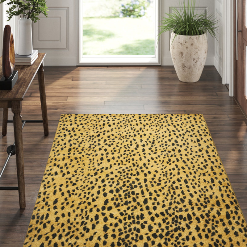 Safavieh Soho HandTufted Wool Yellow/Black Area Rug & Reviews Perigold